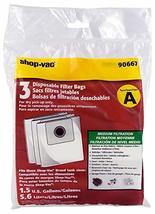 Shop-Vac 9066700 Genuine 1.5 Gallon All Around Collection Bag, Vacuum Co... - $11.37