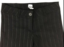 Agaci Too Black Strip 100% Cotton Pull On Pants -  Women&#39;s Medium - £8.82 GBP