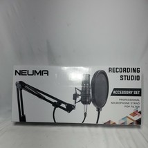 Neuma Recording Studio Accessory Set Professional Microphone Stand Pop Filter - £7.91 GBP