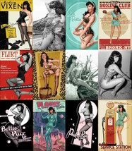 Bettie Page Pin Up 15 Gallery Quality Art Prints Bombshell Vixen 12&quot; X 18&quot; Pinup - £19.98 GBP