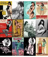 Bettie Page Pin Up 15 Gallery Quality Art Prints Bombshell Vixen 12&quot; X 1... - $25.00