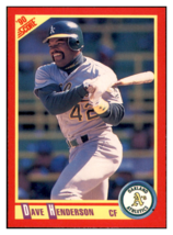 1990 Score Dave
  Henderson   Oakland Athletics Baseball
  Card GMMGB - £0.89 GBP