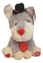 Valentine&#39;s Day Animated Musical &quot;For Once in My Life&quot; Plush Dog - £24.03 GBP