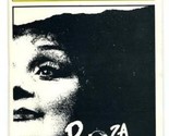 Playbill ROZA with Georgia Brown Bob Gunton 12 Performance FLOP 1987 - $21.84