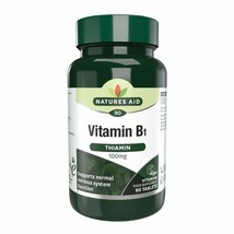 Vitamin B1 Thiamine 100g Natures Aid 90 tablets - $10.64