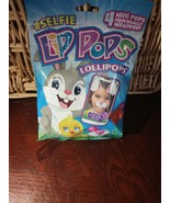 #Selfie Lip Pops Lollipops Easter Candy 1pkg Of 4 Ind Wrapped Mini Pops ... - $164.54 MXN