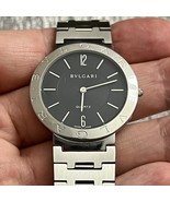 Bvlgari Estate Sapphire Crystal Quartz Watch Stainless Steel 38 mm B12 - €1.093,31 EUR