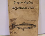 VINTAGE 1970 SYNOPSIS OF OREGON ANGLING REGULATIONS 3 3/4&quot; X 6 1/2&quot; FISHING - £10.66 GBP