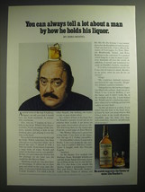 1974 Teacher&#39;s Scotch Ad - Zero Mostel - You can always tell a lot about a man - £14.55 GBP