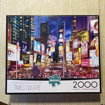 Buffalo Puzzles New York City &quot;TIMES SQUARE &quot; 2000 Piece Jigsaw Puzzle - £8.90 GBP