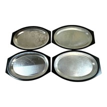 Mr. BAR•B•Q Cast Iron Oval Steak Heat and Sizzle Serving Platters - Set Of 4 SEE - $27.10