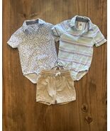 Oshkosh Button Down with Shorts Set - $9.90