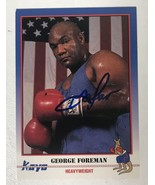 George Foreman Autographed Signed 1991 Kayo Boxing Card - £21.55 GBP