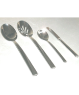 Waterford Lismore Bead Flatware 4 Piece Hostess Set 18/10 Stainless New  - £26.09 GBP