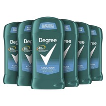 Degree Men Antiperspirant Deodorant 48-Hour Odor Protection Cool Rush, P... - £24.29 GBP