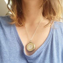 Vintage Swiss Lucerne Watch Necklace - $34.99
