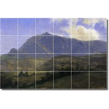 Albert Bierstadt Native Americans Painting Ceramic Tile Mural BTZ00433 - £191.84 GBP+