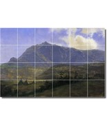Albert Bierstadt Native Americans Painting Ceramic Tile Mural BTZ00433 - $328.24 CAD+