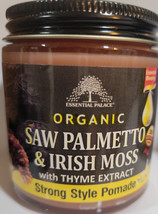 Organic Saw Palmetto &amp; Irish Sea Moss with Thyme Extract Pomade - £9.21 GBP