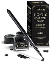 Mehron Makeup 1927 Liquid Vinyl Makeup, Jet Black- 0.5 oz - £19.63 GBP
