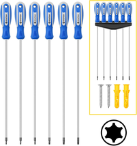 Amartisan 6-Piece Extra Long Torx Screwdrivers Set, Length 12&#39;&#39;(300Mm) T... - $32.87