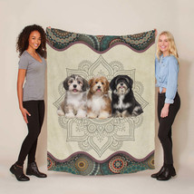 Funny Havanese Dog Mandala Floral Art Blanket Christmas Gift For Dogs Pet Lover - £45.78 GBP+