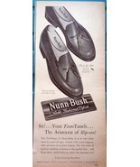 Nunn-Bush Ankle Fashioned Oxfords Magazine Print Art Advertisement 1940s - £4.71 GBP
