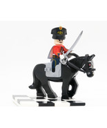 Custom Mini-figure Black Horse Napoleonic Wars Russian Imperial Hussar B... - $8.18 CAD