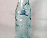 Codd Bottle J Roberts Castleford England Blue c 1900 NEAR MINT - $39.55