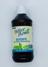 NEW NOW Foods Better Stevia Glycerite Zero Calorie 8 fl oz 6953 - £20.87 GBP