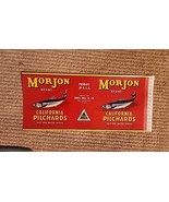 Vintage MORJON California Pilchards Connell Bros ORIGINAL Can Label Lith... - $5.25