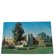 Postcard Entrance To Columbus Park Of Roses Columbus OH Chrome Unposted - $4.15