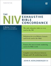 The NIV Exhaustive Bible Concordance, Third Edition: A Better Strong&#39;s Bible Con - £39.95 GBP