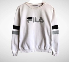 Fila Womens Natalie Crewneck Sweatshirt Pullover, WHITE, S - £10.12 GBP