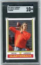 Authenticity Guarantee 
2021 Topps X Trevor Lawrence #15 Trevor Lawrence SGC ... - £553.95 GBP