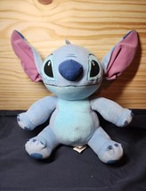 Disney Lilo &amp; Stitch Plush Blue Alien Soft Toy Stuffed Animal Nice Pre-Owned - £10.88 GBP