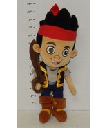Disney Jake and the Neverland Pirates 13&quot; Jake Plush Stuffed Toy VHTF - $276.49 MXN