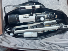 Brand New GSKYER 60X 350 Telescope with Carrying Bag - $141.28 CAD