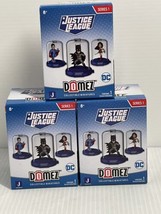 Lot of 3 Domez Collectable Minis - DC Comics Justice League-Series 1- UNOPENED - £18.34 GBP
