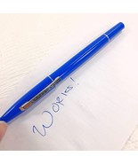 Vintage Sanford Expresso Pen Blue Medium Point .5mm Polymer pen WORKS - $228.08 MXN