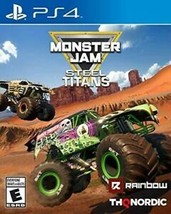 Monster Jam Steel Titans PS4! Grave Digger, El Toro Truck Race, Crash Mode! - £15.81 GBP