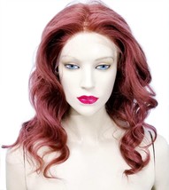 Full Lace Glueless Wig, Remi Remy Human Hair, Auburn Red Lace Wig, Hair Loss Rep - £896.93 GBP