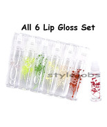 Roll On Fruit Fruity Flavor Lip Gloss Lip Oil 6 PCS Set - $10.71 CAD