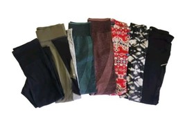 Lot of 7 womens leggings size XS Victorias Secret Rue 21 Gapfit Workout ... - £31.88 GBP