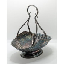 Elkington Silver Plate Basket Bowl with Handle, Antique c. 1911 - $34.04