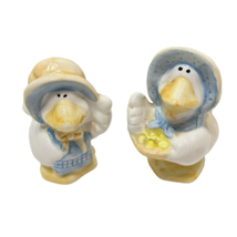 Vintage Ceramic Mother Father Goose Salt and Pepper Shakers 3.25&quot; Set of 2 - £10.59 GBP