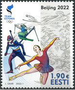 Estonia. 2022. The 24th Winter Olympic Games - Beijing. China (MNH **) S... - $3.03