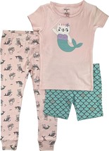 allbrand365 designer Girls/Boys Printed 3 Piece Soft Cotton Pajama Set Size 3T - £19.77 GBP