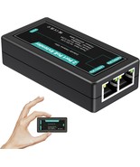 2 Port Gigabit PoE Extender 1 in 2 Out Indoor PoE Repeater Support IEEE8... - £40.08 GBP
