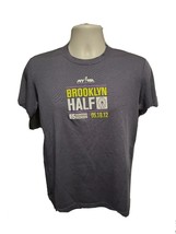 2012 NYRR Brooklyn Half 5 Borough Series Adult Small Gray Jersey - $371.66 MXN
